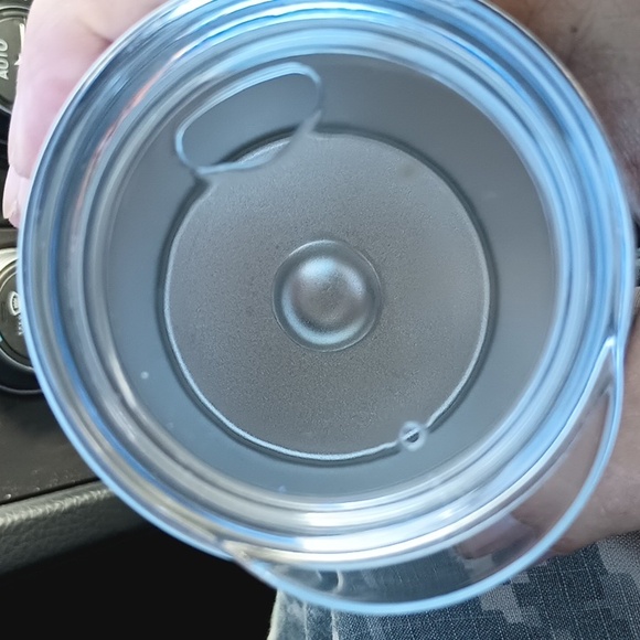 12 oz dual wall stainless steel CUP NORTHROP GRUMMAN with plastic lid - Picture 2 of 3